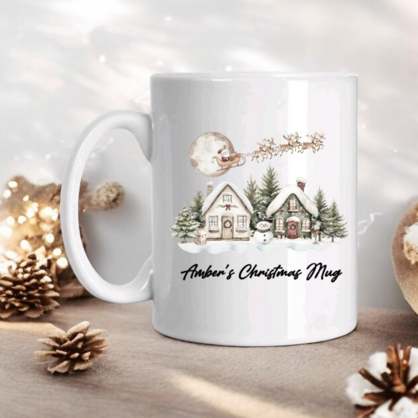 Personalised Christmas mug