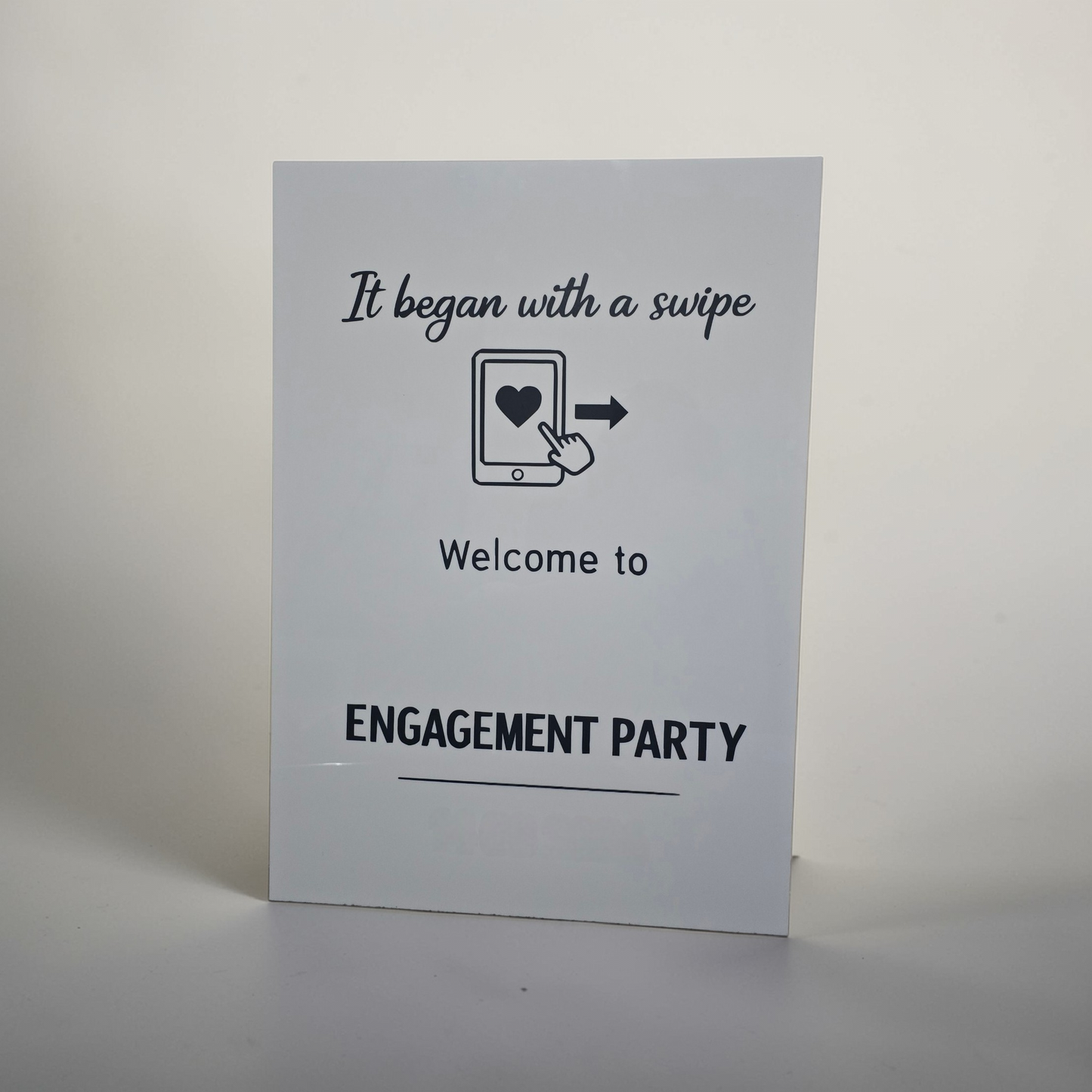It began with a swipe Vinyl sticker