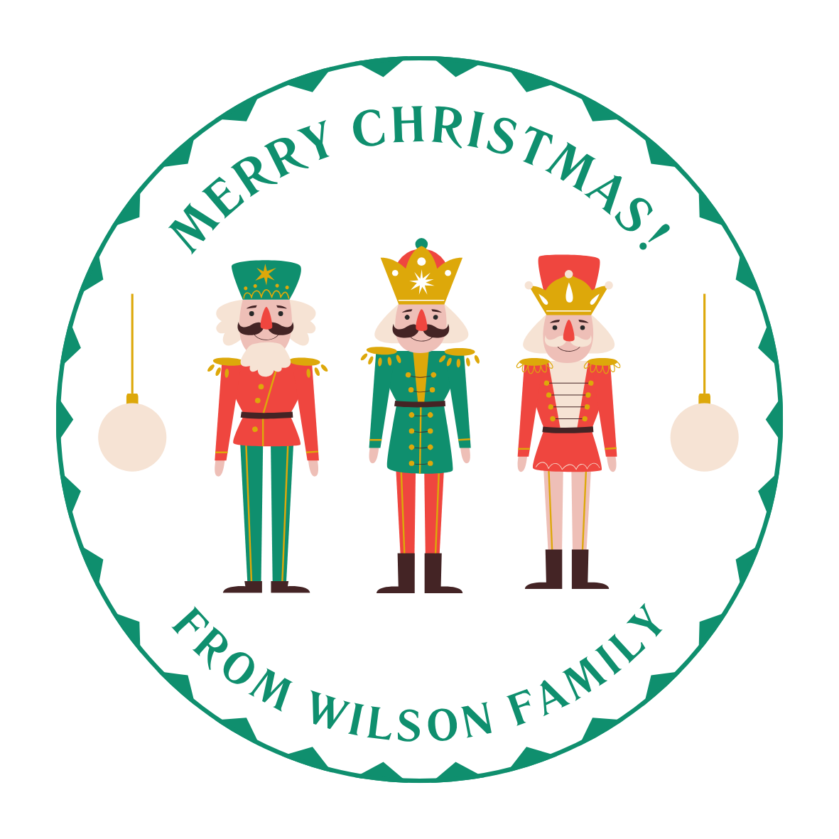 Custom Nutcracker stickers