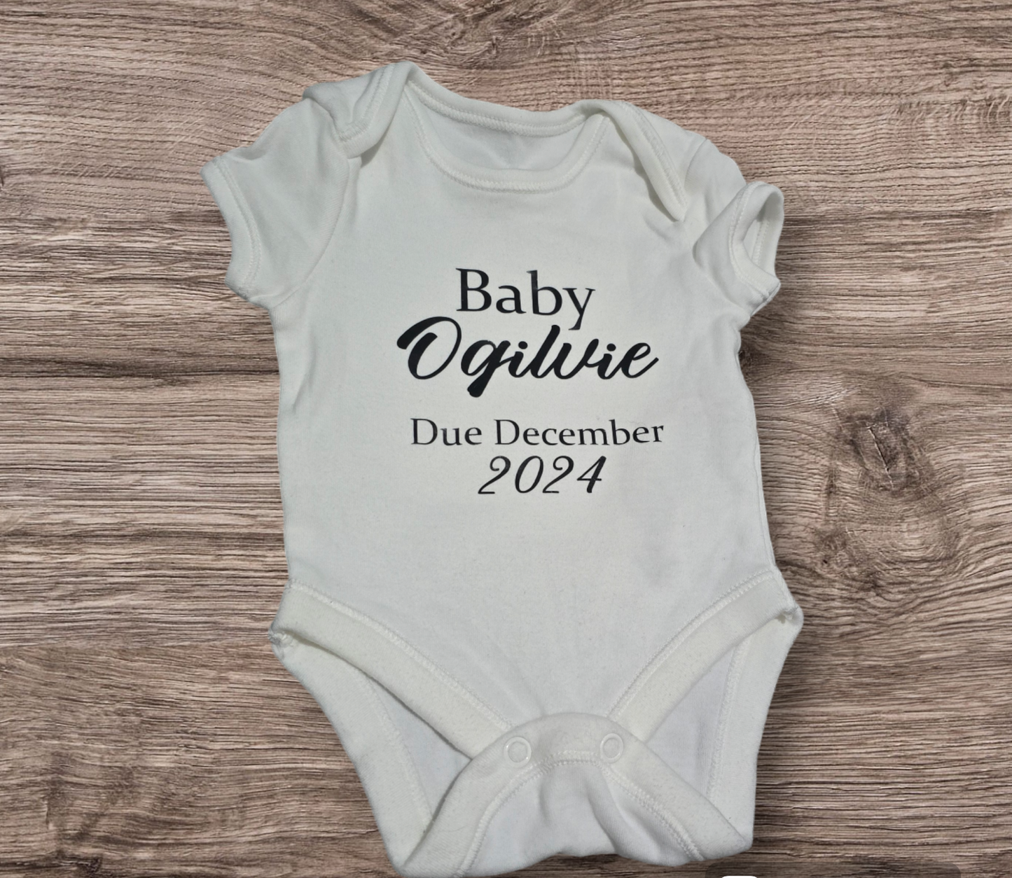 Baby Announcement vests