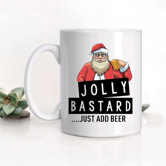 Jolly B christmas mug