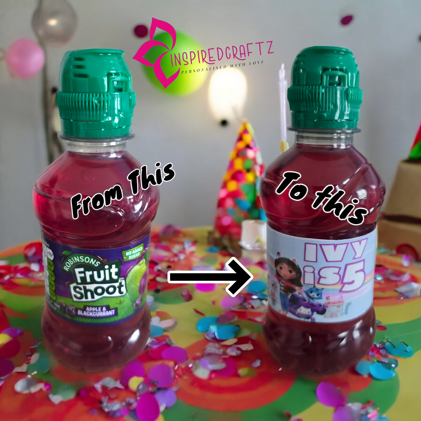 Kids Juice labels